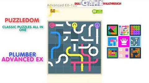 Puzzledom - Plumber ADVANCED EX Level 101 - 150 - Walkthrough