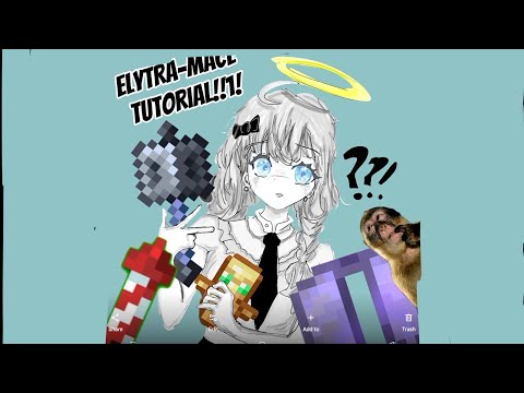 Step-by-step tutorial Elytra-Mace on MOBILE!