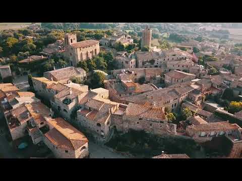 Medieval village of Pals, Girona, Catalonia, Spain