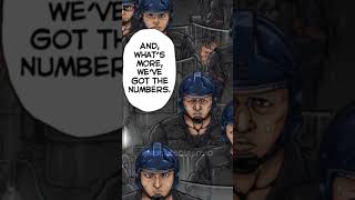 Miyamoto Musashi comparece diante da polícia japonesa!!#manga #anime #baki #bakidou