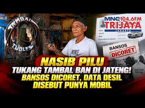 Heartbreaking! Tire Repairman in Central Java Removed from Social Aid Program, Listed as Car Owne...