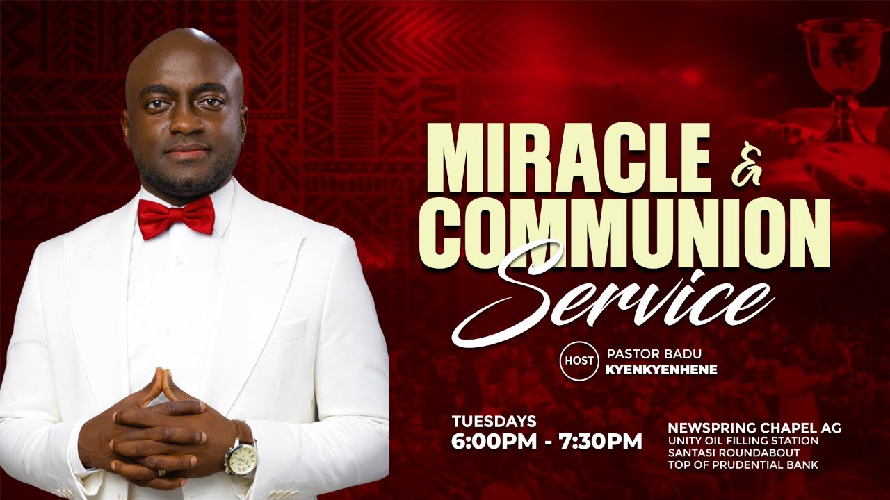 TUESDAY MIRACLE AND COMMUNION WITH APOSTLE BISMARK AKOMEAH || 24-02-2026