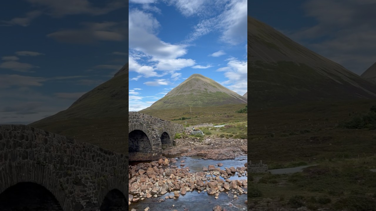 Most Beautiful scenery with Cuillin mountains in backdrop!⛰️ 