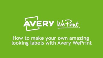 Print custom bottle labels with Avery WePrint