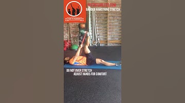 Banded Hamstring Stretch