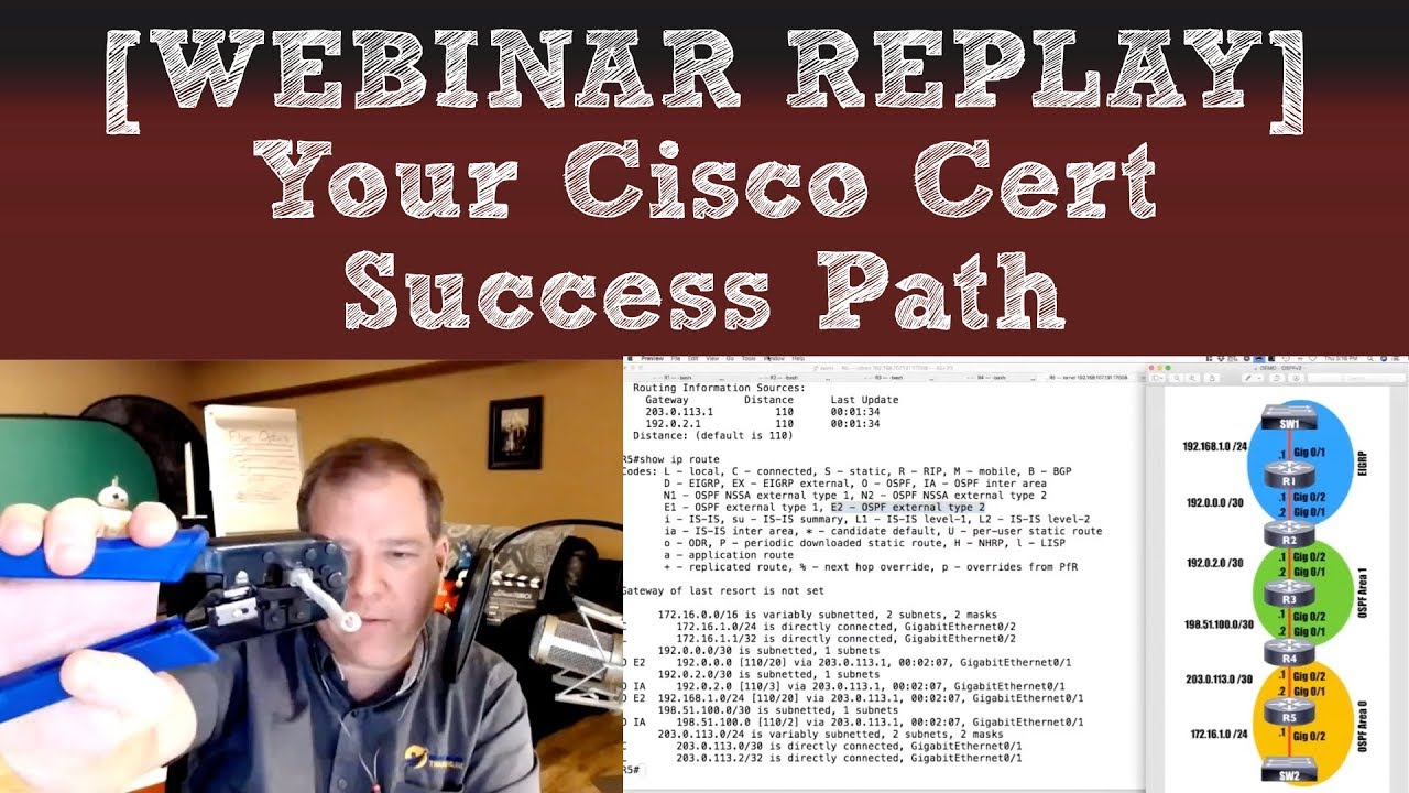 [Webinar Replay] Your Cisco Cert Success Path
