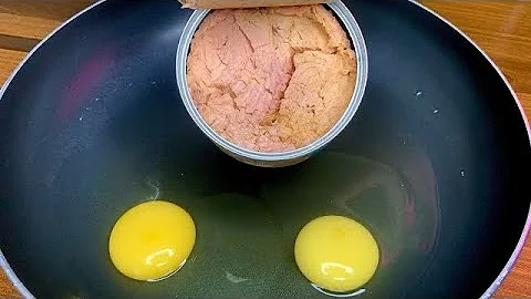 💯 Do You have eggs and canned tuna at home ❓❓ Easy recipe