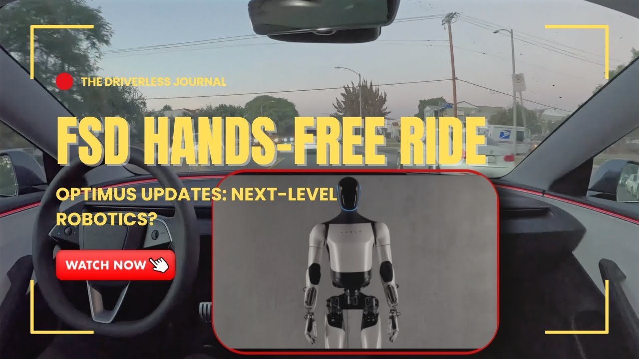 Tesla FSD Drive with Shocking New Optimus Bot Abilities Revealed!