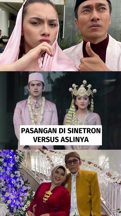 Pasangan Asli Pemain Bidadari Surgamu vs Pasangan di Sinetron #shorts #bidadarisurgamu