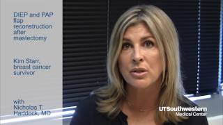 Haddock Breast Reconstruction Testimonial (DIEP and PAP Flap)