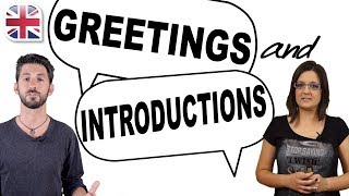 English Greetings and Introductions  Spoken English