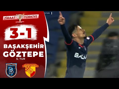Başakşehir 3 - 1 Göztepe Maç Özeti (Ziraat Türkiye Kupası 5.Tur Maçı) / 20.12.2022