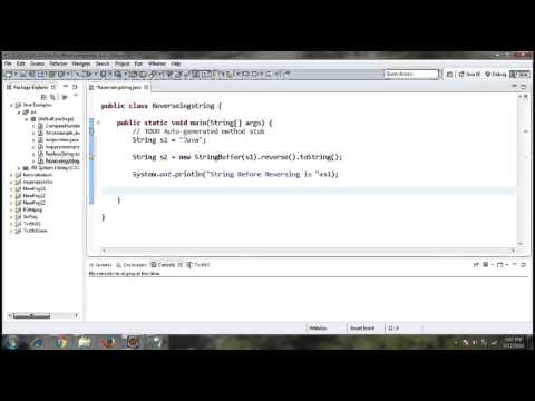 Reversing a String in Java
