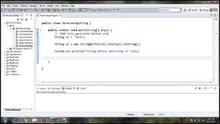 Reversing a String in Java