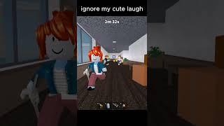 ignore my cute laugh  #mm2 #roblox #murdermystery2 #funny #memes