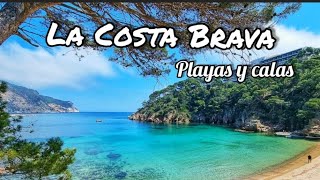 Las Mejores Playas y Calas de la Costa Brava, Cataluña, España.🏝🔥 Guía en 4k.