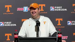 Tennessee HC Josh Heupel Talks Jim Knowles Hire, Quarterback Room Questions, Roster Movement