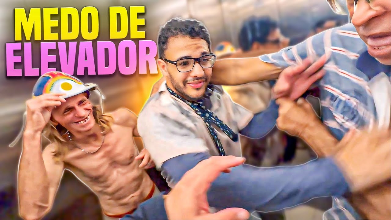 DIDINHO COM MEDO NO ELEVADOR COITADO DE FALA FINA | REI DO DANONE