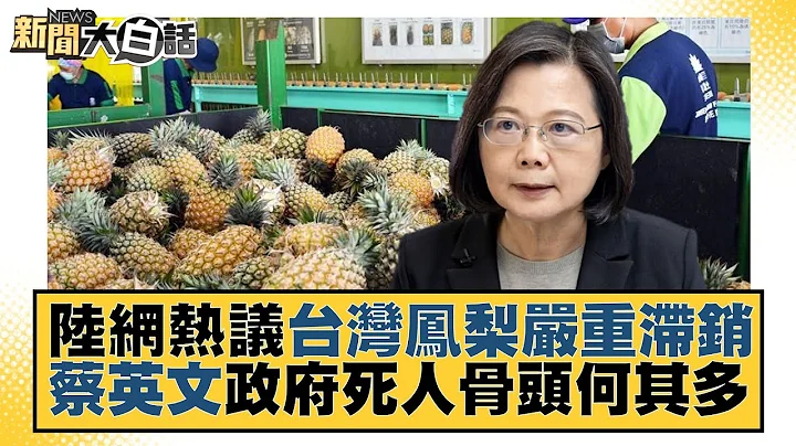 陆网热议台湾凤梨严重滞销 蔡英文政府死人骨头何其多 新闻大白话@tvbstalk 20230420 - 天天要闻
