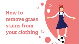 How to remove grass stains from your clothing