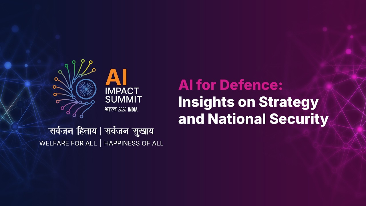 AI for Defence: Insights on Strategy and National Security - YouTube