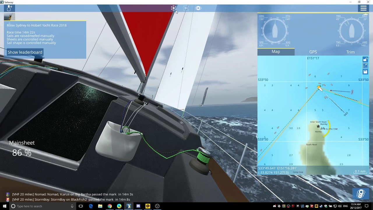 Sailaway Sydney to Hobart Race 2017