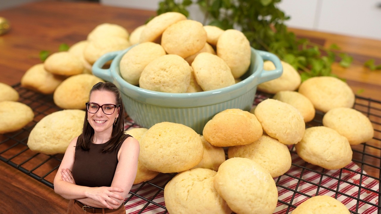 DERRETE NA BOCA E É MUITO FÁCIL, BOLACHINHA DE NATA PERFEITA!