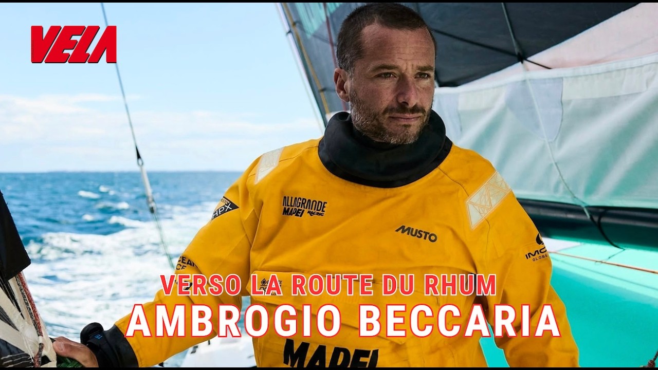 ⁣Ambrogio Beccaria alla vigilia della Route du Rhum: 