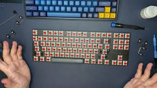 So the stabs are the problem!!! Keychron K8 - Lubed Gateron Ink Black and New Stabs
= = = = = = = = = =
You can get the Keychron K6 here:
https://s.click.aliexpress.com/e/_dTIyovg
Link for the Enjoypbt keycaps:
https://s.click.aliexpress.com/e/_dZ1Pf0E
Looking for low-profile? Keychron K1V4 here:
https://s.click.aliexpress.com/e/_d770byw
Gateron Ink Black:
https://s.click.aliexpress.com/e/_d7hc1wO
= = = = = = = = = =
Changed the mushy stabs and the switches. Now all thats left is to get myself a new set of keycaps that goes well with the keyboard.
By the way, Im not sponsored by anyone. Your subscriptions and likes are the biggest support for me. Thank you.
Unboxing and typing test of the Keychron K8
https://youtu.be/UvD0Dvi3glE
Music: http://www.bensound.com
Timestamps:
00:00 Video starts
00:23 Stock Gateron red typing test
00:49 Mushy stabs
01:33 Pulling out the keycaps
01:47 Begin disassembly
02:57 Lubing and installing the stabs
05:09 Lubing the switches
08:07 Installing the switches
09:29 Testing the keys
10:41 Reassembly
11:49 typing test So the stabs are the problem!!! Keychron K8 - Lubed Gateron Ink Black and New Stabs