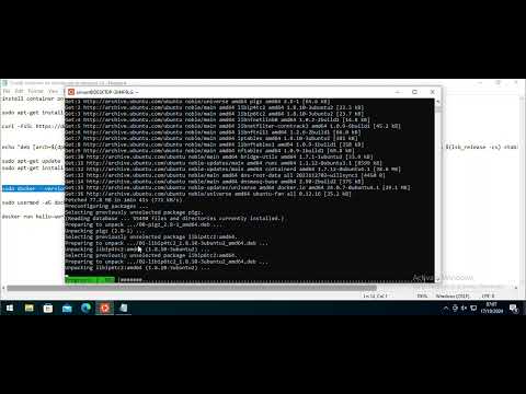 how to install container on ubuntu wsl in windows 10