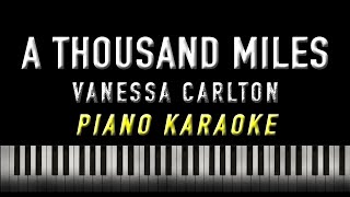 A Thousand Miles - Vanessa Carlton | KARAOKE | Piano Version