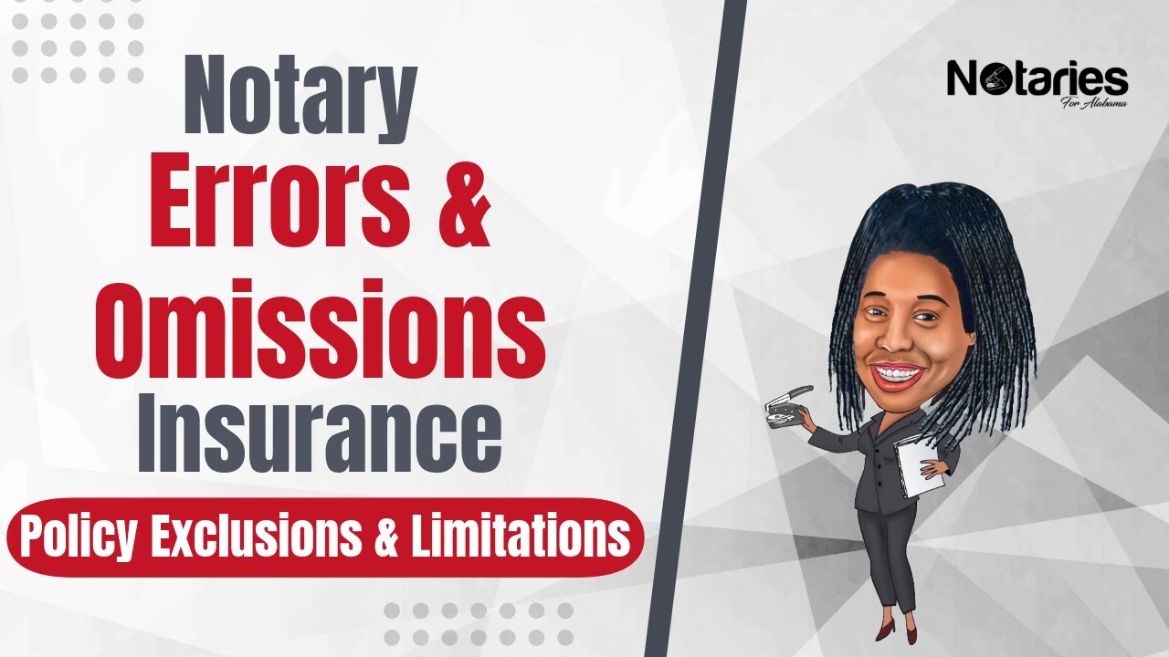 Image showcasing Notary Errors & Omissions Insurance - Policy Exclusions & Limitations ...