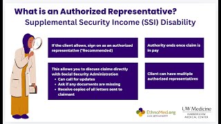 STEP FOUR:  Becoming an Authorized Representative for your Client
