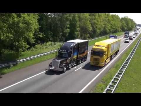toertocht US HEAVY DUTY TRUCK club vanuit Epe