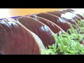 Eating Japanese food Sashimi "Katsuo no tataki"(ASMR)
