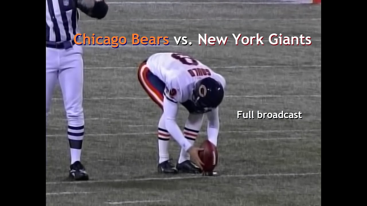 NFL Chicago Bears vs. New York Giants, 2006 (HD)