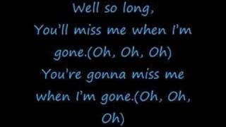 Simple Plan - When I'm Gone with lyrics