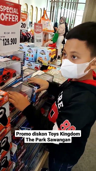 Diskon Mainan anak di Mall The Park Sawangan #theparksawangan  #mainananak #toyskingdom