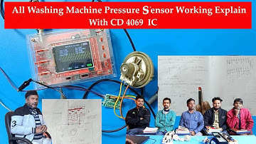 CD4069 IC washing machine pressure sensor working
