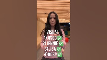 Ranking blackpink members as all-rounders  #blackpink #jennie #lisa #rosé #jisoo
