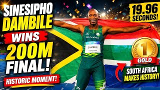 SOUTH AFRICA JUST MADE HISTORY! Sinesipho Dambile DESTROYS the 200m Final😱🔥🇿🇦 SOUTH AFRICA JUST MADE HISTORY! Sinesipho Dambile DESTROYS the 200m Final😱🔥🇿🇦
