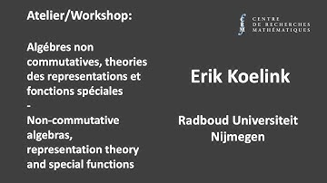 Erik Koelink: Matrix spherical functions and matrix orthogonal polynomials