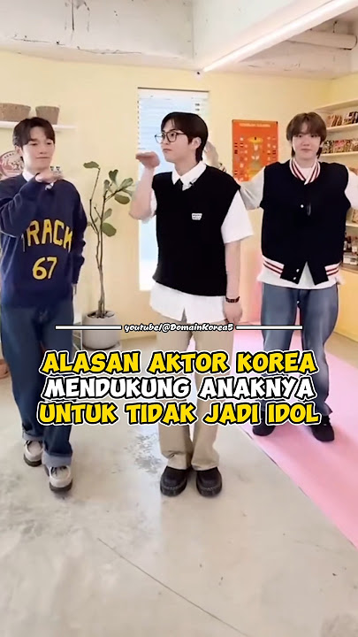 Alasan aktor korea mendukung anaknya untuk tidak jadi idol #kpop #shorts