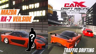Tokyo Traffic Drifting | Mazda RX-7 VeilSide | Carx Drift Racing