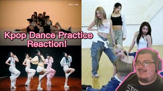 REACTING TO KPOP DANCE PRACTICES FOR THE FIRST TIME! (ILLIT, KISS OF LIFE, &amp; BABYMONSTER)