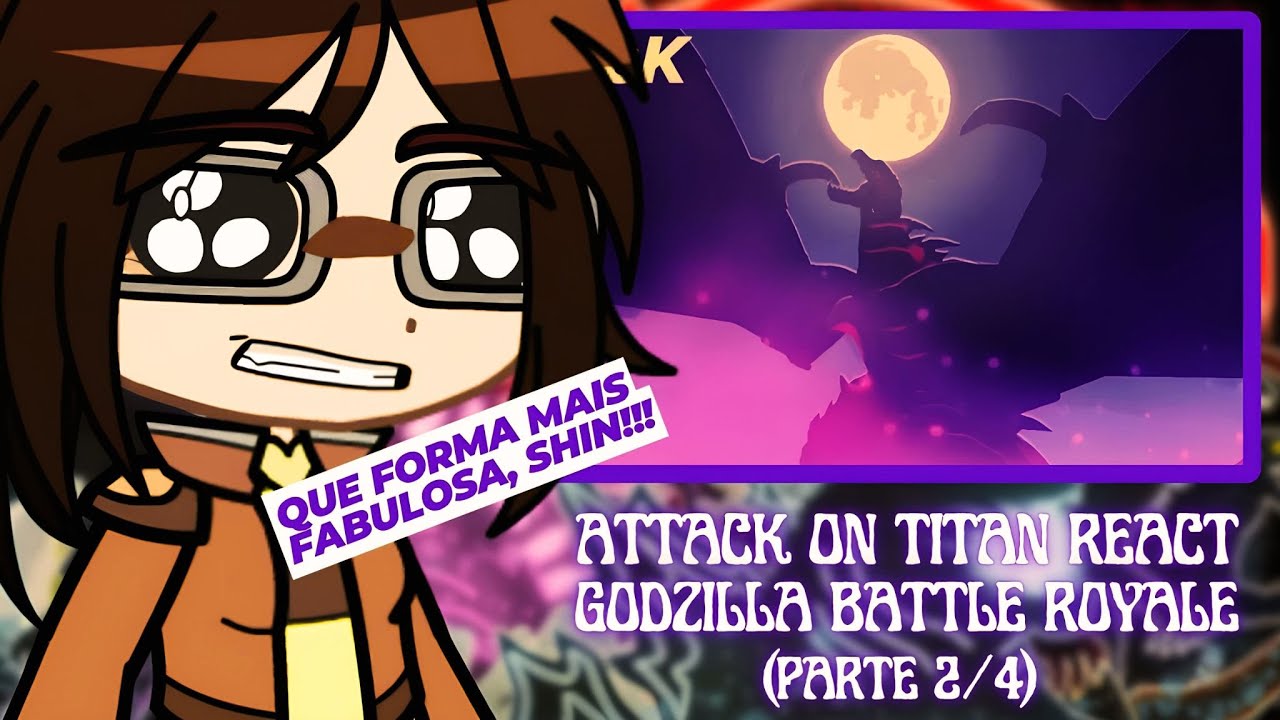 🇧🇷/🇺🇸/🇪🇦 | Attack On Titan React a Godzilla Battle Royale | SlicK | (2/4)