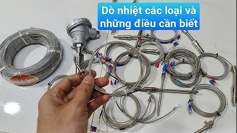 Cảm biến nhiệt độ và những lưu ý cần biết, dây bù nhiệt can K