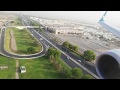 Oman air Boeing 737-800 JET landing at Muscat international airport