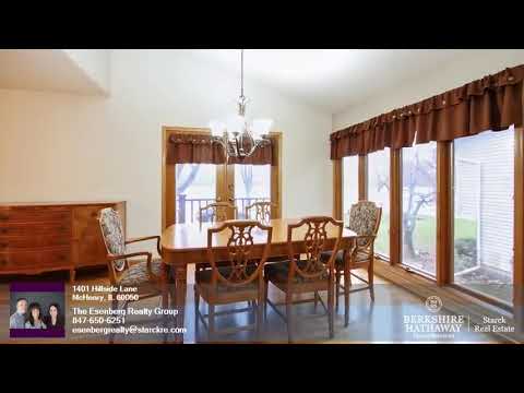 1401 Hillside Lane, McHenry, IL home video tour