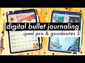 plan with me june 2020 | digital bullet journal setup using ipad pro and goodnotes 5